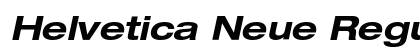 Helvetica Neue Regular Preview