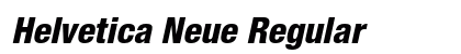 Helvetica Neue Regular Preview