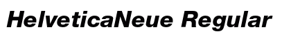 HelveticaNeue Regular preview