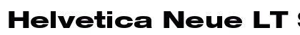 Helvetica Neue LT Std 83 Heavy Extended Preview