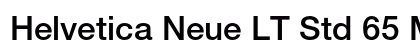 Helvetica Neue LT Std 65 Medium Preview
