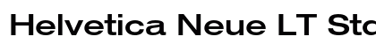 Helvetica Neue LT Std 63 Medium Extended Preview