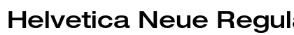 Helvetica Neue Regular Preview