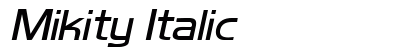 Mikity Italic Preview
