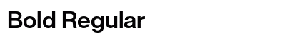 Bold Regular Preview