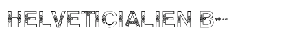 HELVETICIALIEN Bold preview