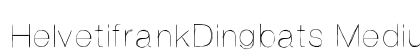 HelvetifrankDingbats Medium preview