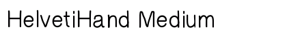 HelvetiHand Medium preview