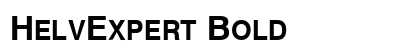 HelvExpert Bold preview