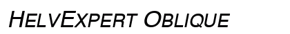 HelvExpert Oblique preview