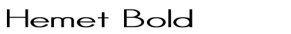 Hemet Bold preview