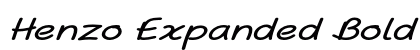 Henzo Expanded Bold preview