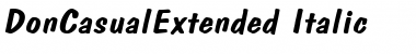 DonCasualExtended Font