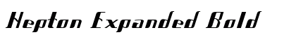 Hepton Expanded Bold preview