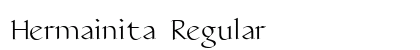 Hermainita Regular preview