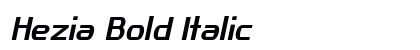 Hezia Bold Italic preview