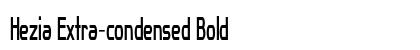 Hezia Extra-condensed Bold Preview
