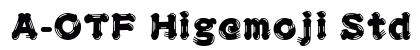 A-OTF Higemoji Std U preview