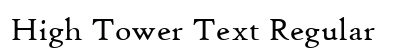 High Tower Text Regular Preview