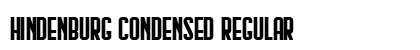 Hindenburg Condensed Regular Preview