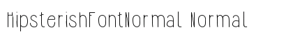 HipsterishFontNormal Normal preview