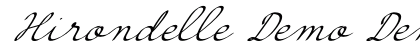 Hirondelle Demo Demo preview