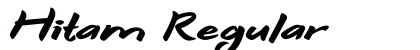 Hitam Regular preview