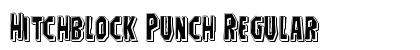 Hitchblock Punch Regular preview