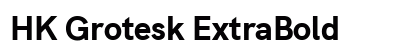 HK Grotesk ExtraBold Preview
