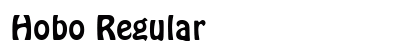 Hobo Regular Preview