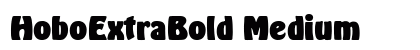 HoboExtraBold Medium preview