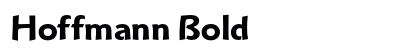 Hoffmann Bold Preview