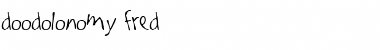 Doodolonomy Fred Font