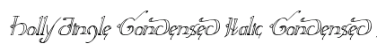 Holly Jingle Condensed Italic Condensed Italic preview