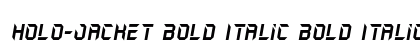 Holo-Jacket Bold Italic Bold Italic preview