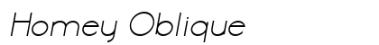 Homey Oblique Preview