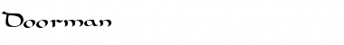 Doorman Font