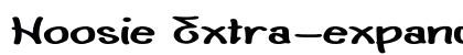 Hoosie Extra-expanded Bold Preview