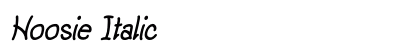 Hoosie Italic Preview