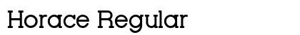 Horace Regular Preview