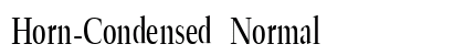 Horn-Condensed Normal preview