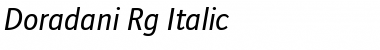 Doradani Italic Font Doradani Italic Font