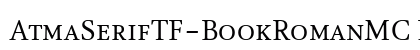 AtmaSerifTF-BookRomanMC Regular preview