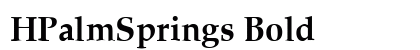 HPalmSprings Bold preview