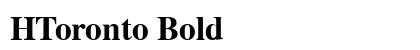 HToronto Bold preview