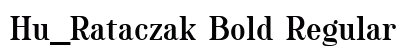 Hu_Rataczak Bold Regular preview