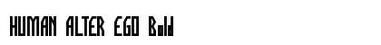 HUMAN ALTER EGO Bold preview
