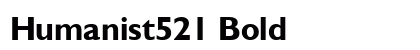 Humanist521 Bold preview
