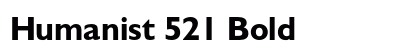 Humanist 521 Bold preview