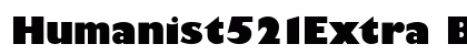 Humanist521Extra Bold preview